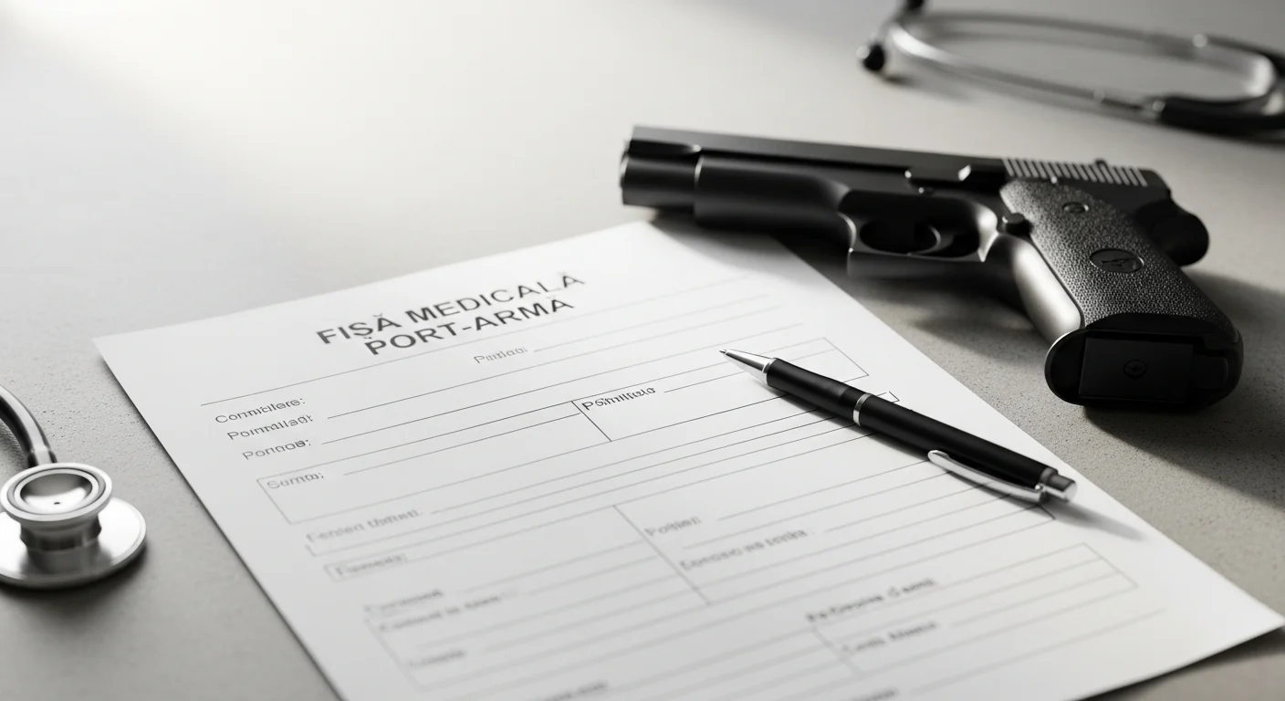 fișa medicală auto - Ghid Complet Permis Port Armă 2026: Cum Obții un Aviz Medical Armă și Permis Pistol în Siguranță